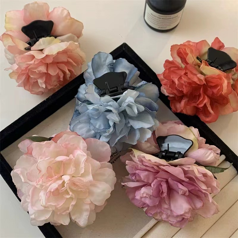 Elegáns virágos hajcsat ókori hanfu stílusú frizurákhoz_voghion.com