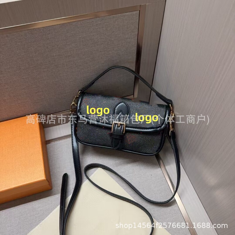 外贸批发迷你法棍时尚老花高级新款邮差女包腋下斜挎包百搭护士包|undefined