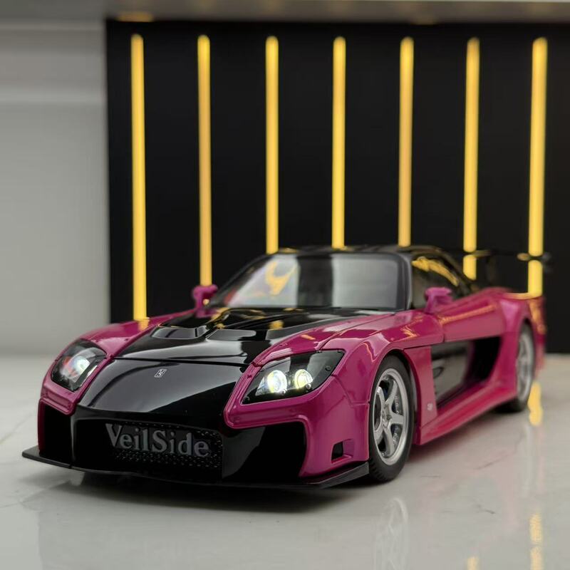 Weili Alloy Car Model 1:24 Scale Mazda Jdm Modified Sports Car Children's Toy Model Decoration Gift Dropshipping