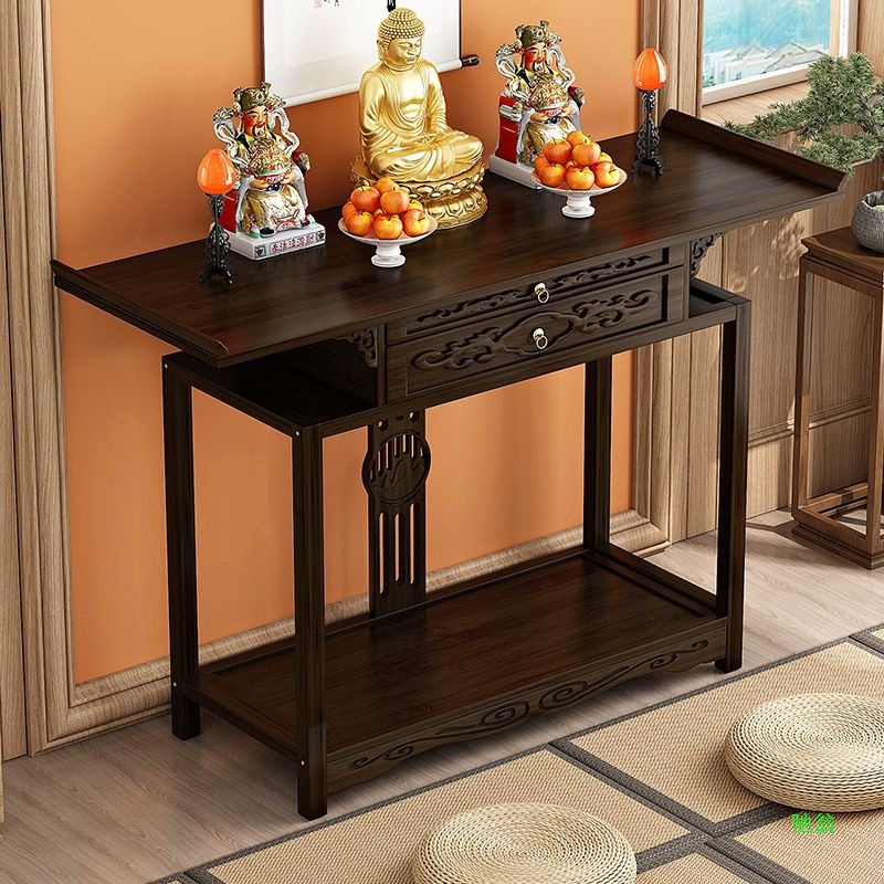 New Chinese-Style Home Altar for Burning Incense, Economical Offering Table, Incense Stand for Worshiping the God of Wealth
