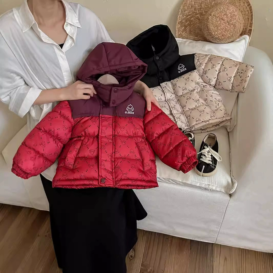 B.Duck, children's keep warm down jacket for men and women, for teenagers