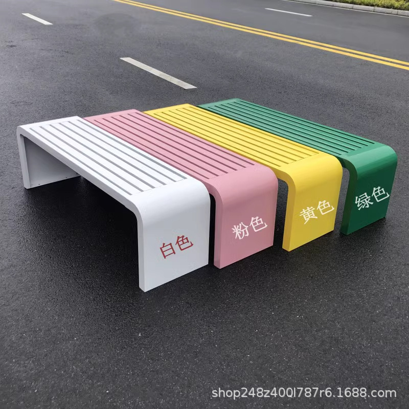 Park Chairs, Outdoor Leisure Benches, Outdoor Patio Court Rest Benches, Shopping Mall Seats, Thickened Packaging Protection