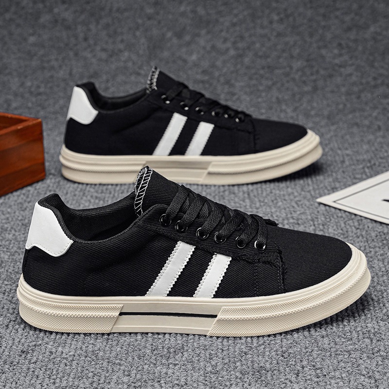 Tenis de Lona de Corte Bajo para Hombre Transpirables y Resistentes al Desgaste para Primavera y Verano image 7