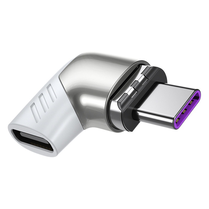 Mini PD120W adaptador de succión magnética Typec carga rápida MacBook portátil teléfono móvil codo adaptador de succión magnética