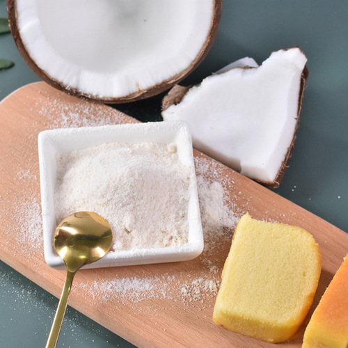 Coconut flour keto baking diet bread cake imported raw material no sugar gluten-free coconut powder flour