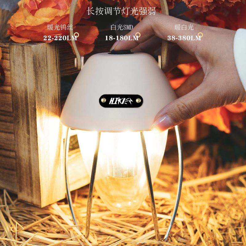 Nueva Luz de camping transfronteriza multifuncional Luz de camping al aire libre luz de trabajo de emergencia LED resaltar Luz Portátil larga resistencia