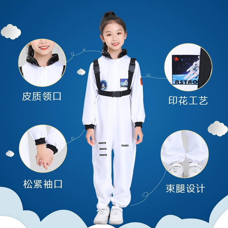 Space children's astronaut, suit, cosplay, for performances