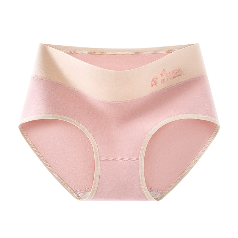 Xinjiang algodón de cintura alta algodón puro ropa interior de niña entrepierna de algodón ropa interior de entrepierna antibacteriana abdomen anti-pellizco cadera ropa interior de mujer