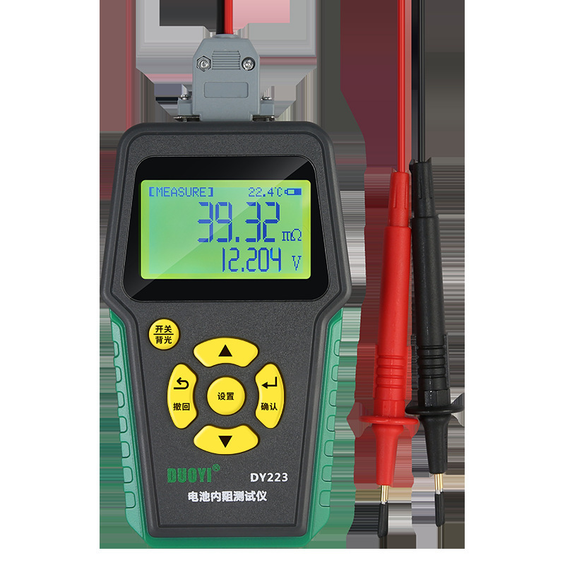 多一汽车铅酸蓄电池18650锂电池电瓶寿命检测电压电池内阻仪