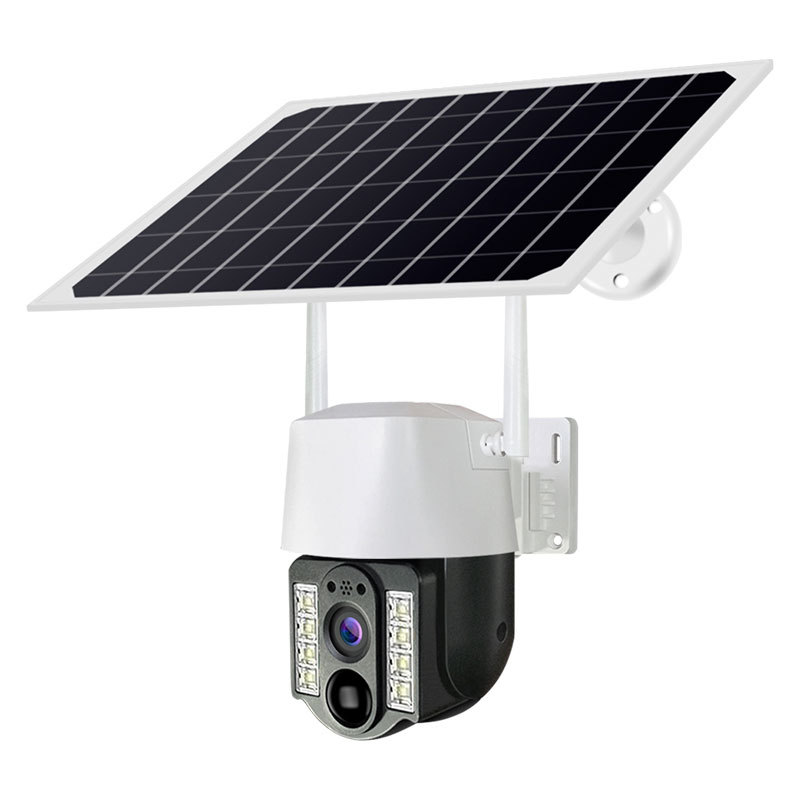 Baja potencia 3MP inalámbrico sin enchufe monitor solar al aire libre V380 cámara doméstica 4G panorámica