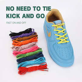 英文图片 No Tie Shoe laces Press Lock Shoelaces without ties