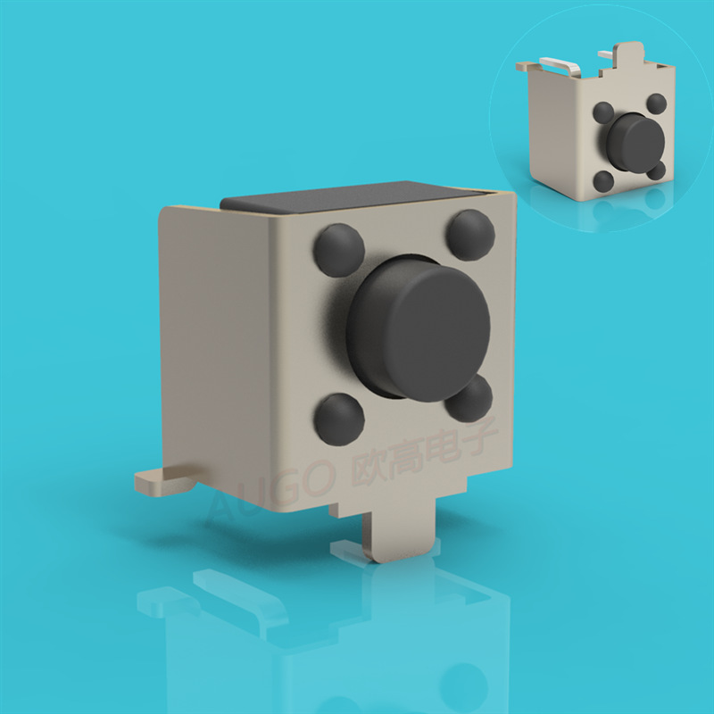 轻触开关 6*6 SMT贴片带支架 耐高温 加湿器小家电开关