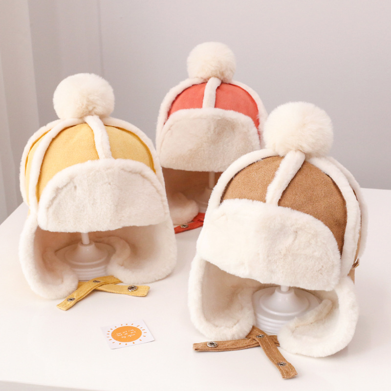 Sombreros para bebés de invierno para bebés varones gorras lindas super lindas gorras de oído calientes gruesas gorras de invierno para niños