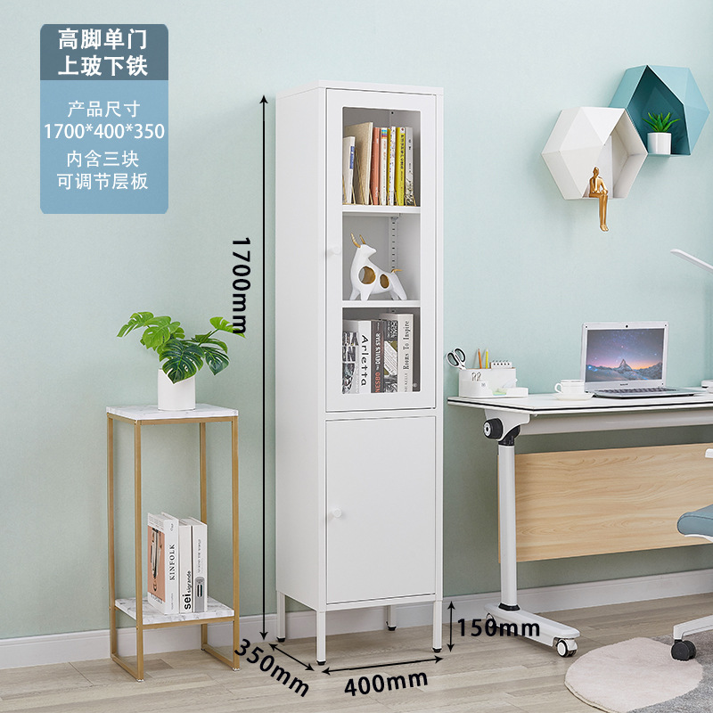 Moderno minimalista acero blanco aparador gabinete alto estilo industrial pecho de cajones balcón gabinete de la ventana de la bahía del gabinete bajo gabinete de almacenamiento