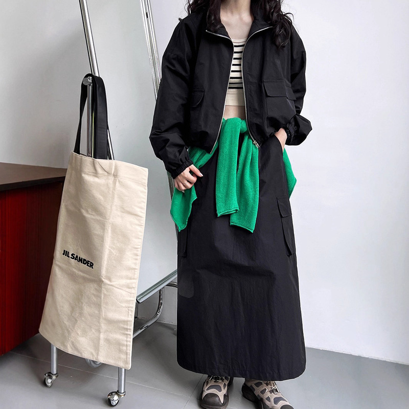 Work Casual Suit for Women 2026 New Autum Style with a Complete Set of Western-Style Salt Jacket and Skirt Two-Piece Set