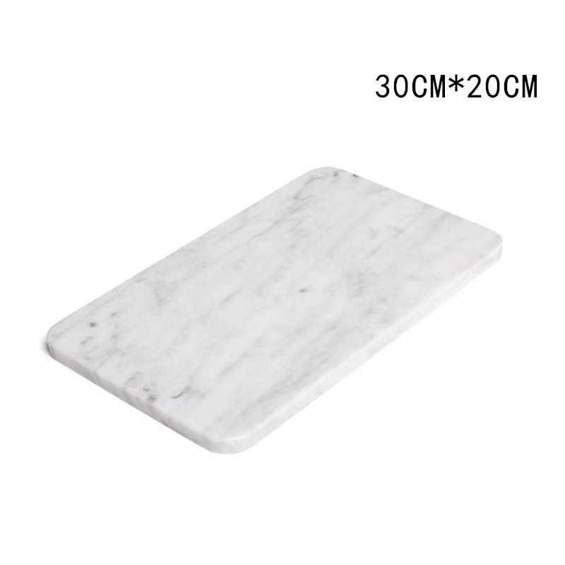 Nórdico estilo simple bandeja de mármol natural postre creativo plato de comida occidental placa de almacenamiento de joyería placa de decoración