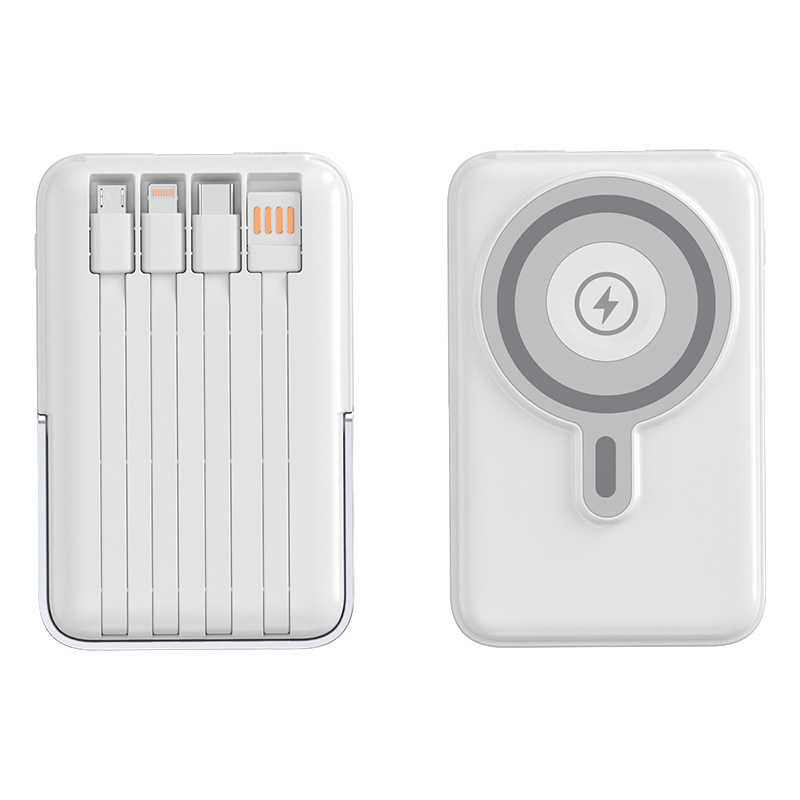 スターネブライスタンド付き磁気ワイヤレスパワーバンク PD20W 超高速充電充電式時計モバイル電源|undefined