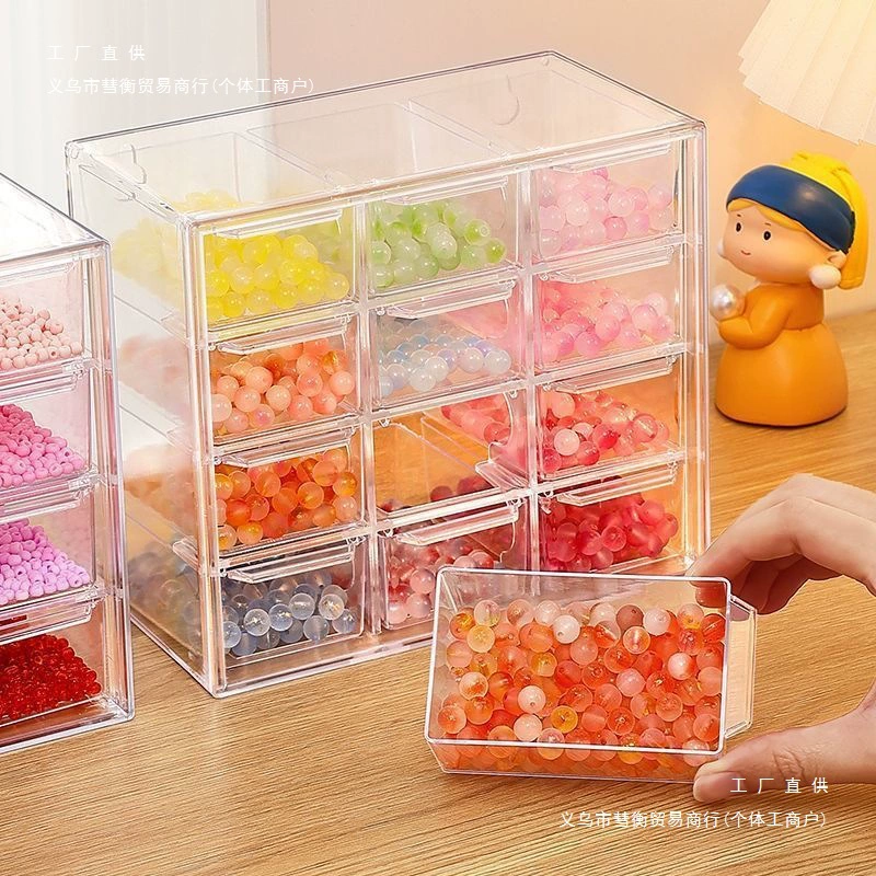 Storage box, bracelet, beads, transparent storage system
