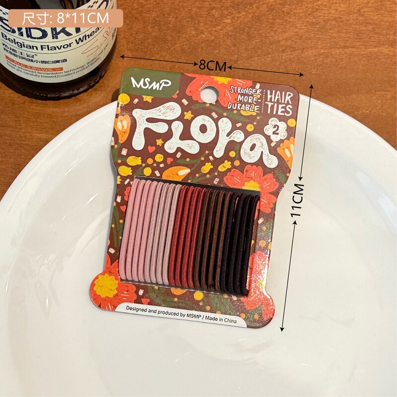 糖果色儿童发圈发饰简约百搭女孩头绳少女心扎马尾皮筋不伤发头饰|undefined