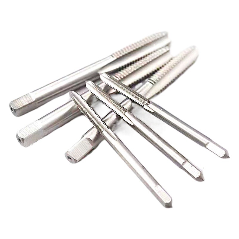 Alta dureza máquina grifo precisión molienda completa acero de alta velocidad ranura recta rosca h2machine tap tapping combinación traje