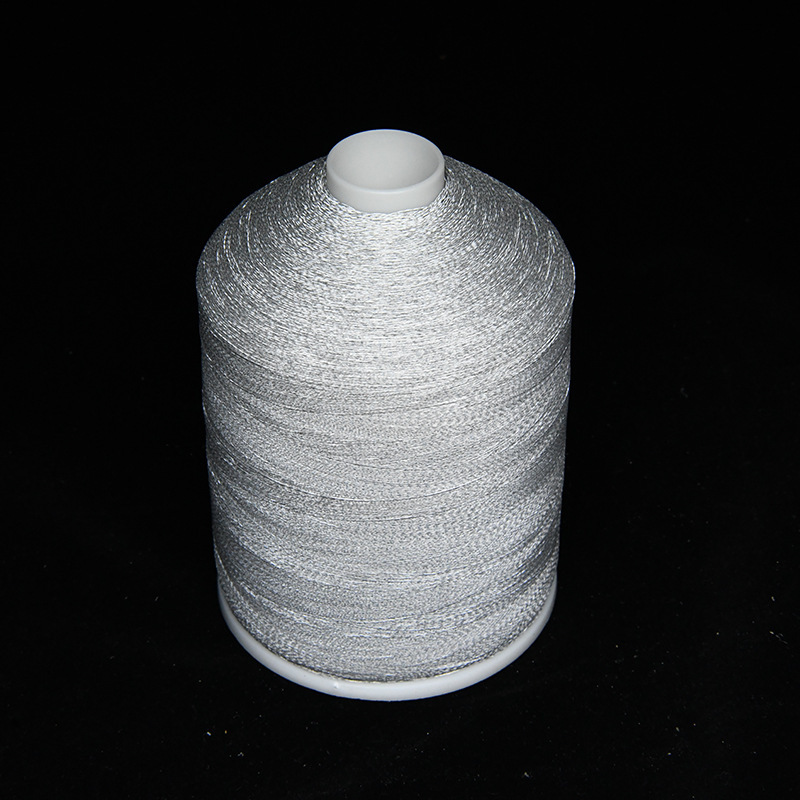 Manufacturers polyester reflective socks hat knitted reflective yarn soft constantly reflective knitting thread