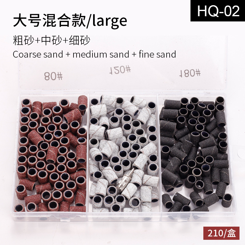 Juego de Anillos de Pulido para Uñas, con Eje para Máquina de Pulir, Anillos de Pulido Coloridos con Grano de Diamante