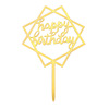 Super Flash Mirror Acrylic Respuent Birthday Happy Gee Frame Circle Birthday Happy Shoushu LOVE plug -in