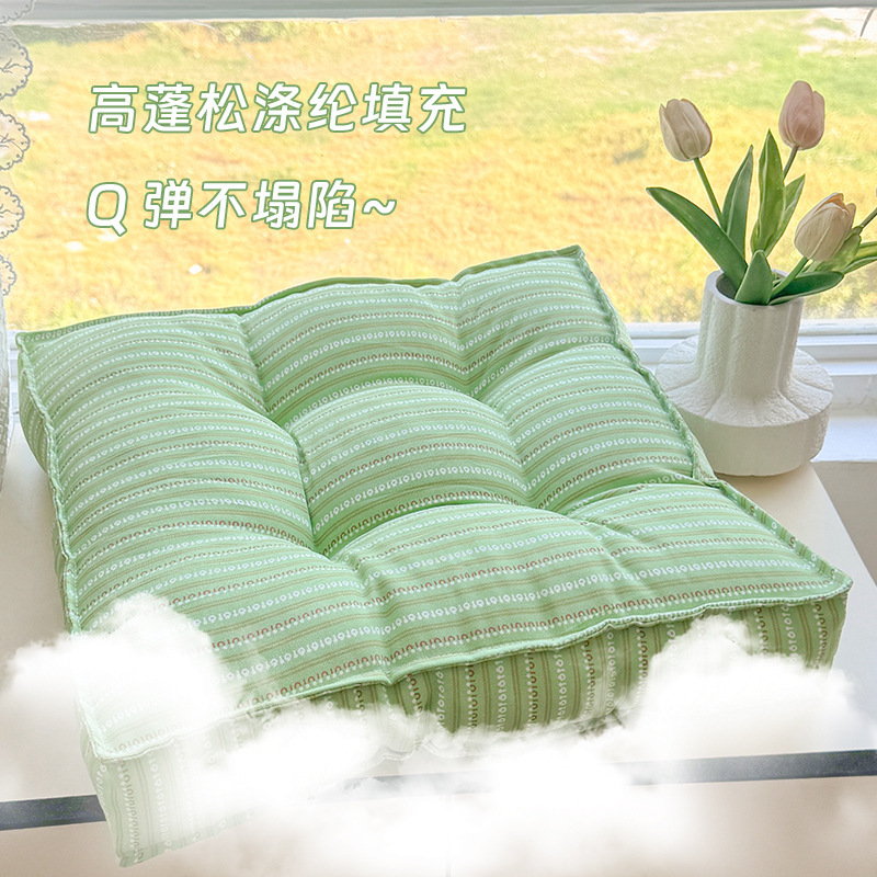 新款方形冬季加厚面包坐垫家用餐椅垫屁垫学生坐垫办公室座椅垫|undefined
