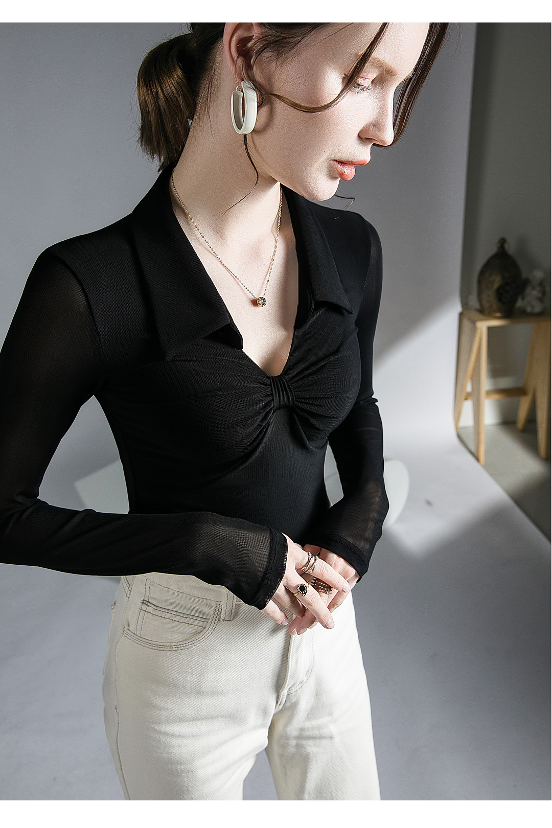 Title 6, T-shirt manches longues avec leggings intégrés,...