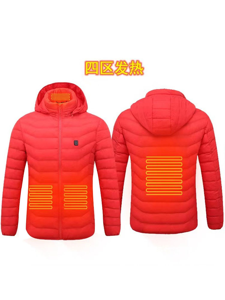 Suministro directo de fábrica transfronteriza ropa de calefacción inteligente calefacción ropa acolchada de algodón calefacción eléctrica térmica al aire libre calefacción inteligente ropa acolchada de algodón
