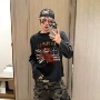 长袖男女秋季美式t恤
