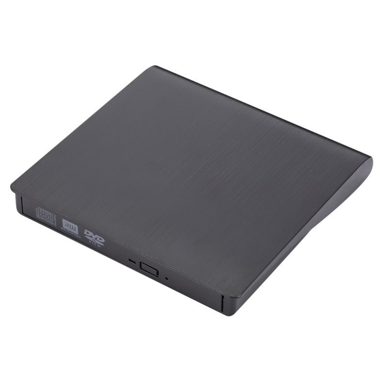 Ultra-thin USB 3.0 brushed aluminum external DVD burner, USB external drive, DVD player, USB burner