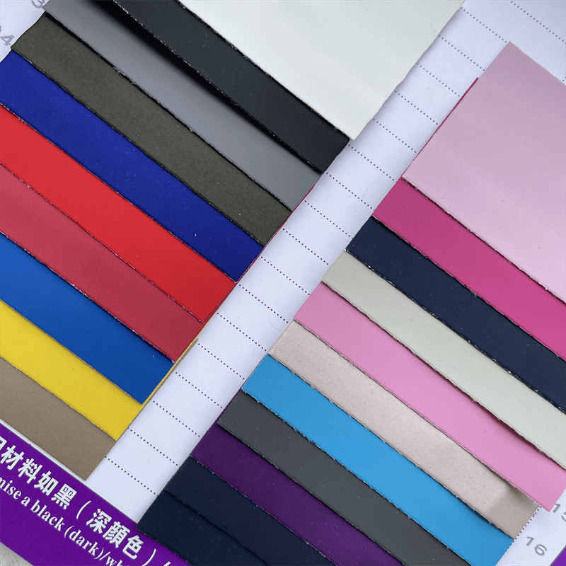 0.6mm弹力磨砂PU皮革鞋材箱包钱包笔记本珠宝首饰盒面料