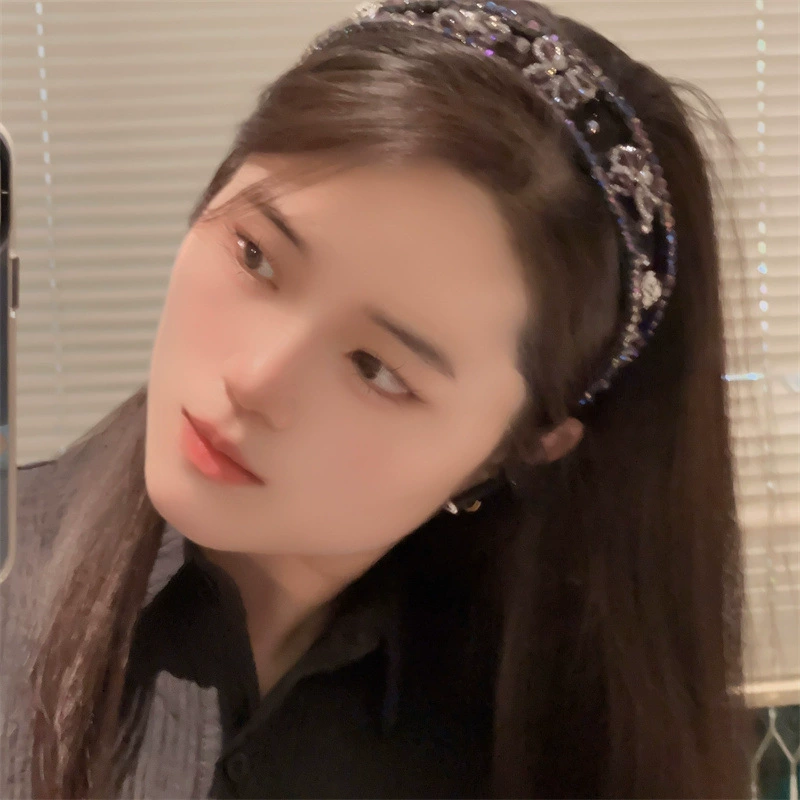 Fashionable Korean headband, brand hairpins, hair accessory, light luxury style, Chanel style, internet celebrity