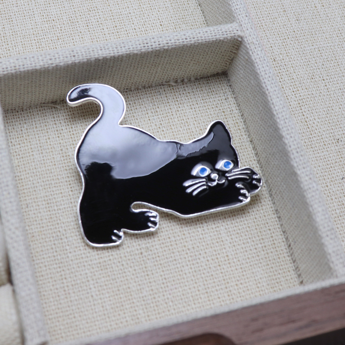 Japan Kyoto SOU Element Animal Flower Enamel Drop Glaze Brooch Corsage Accessories Small Gift Collection