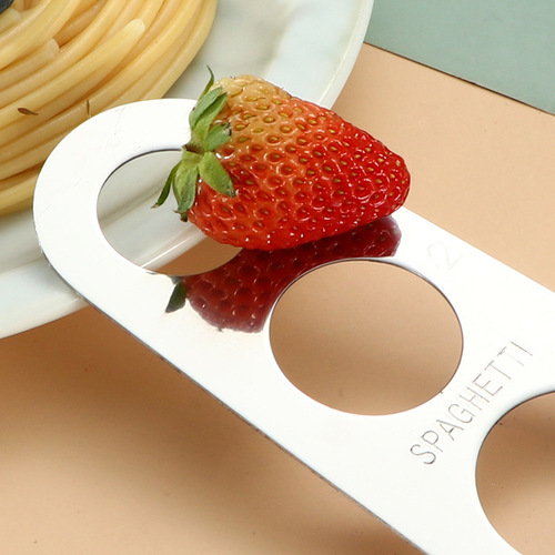 Chef's Factory Wholesale Household Stainless Steel Spaghetti Scale Measurement Noodle Tool Flour Measuring Kitchen Small Gadget