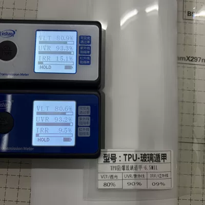 Car Glass Armor Outer Front Automotive Film - gauge-grids-152m-x-15m-tpu-glass-dunjia-65mil