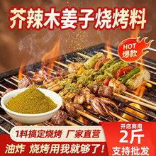 芥辣木姜子烧烤专用撒料商用调料地道香辣蘸料干料孜然粉调味料