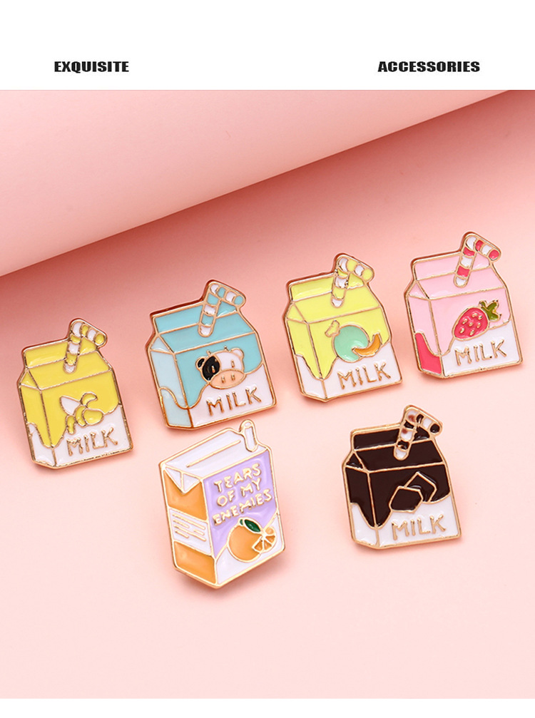 8g Weight Cartoon Style Pin Letter Alloy Enamel Unisex Brooches