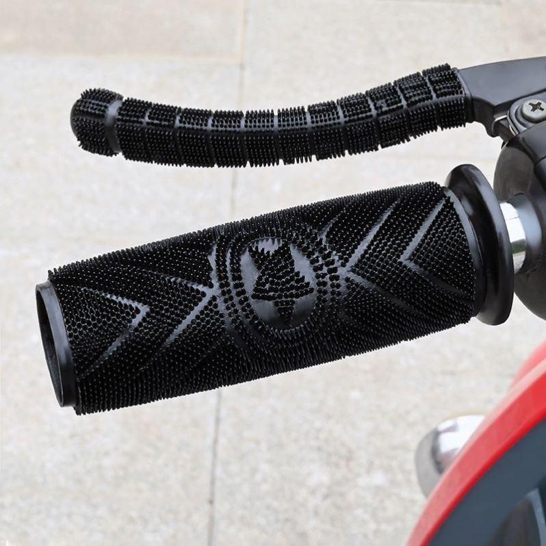 Summer Electric Vehicle Motorcycle Handlebar Cover Anti-Slip and Anti-Sweat Battery Handlebar Cover Universal Modified Soft Rubber Rubber Cover