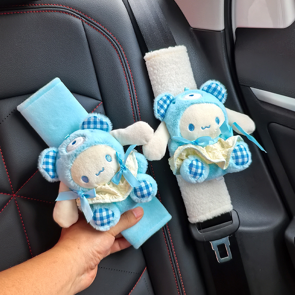 Funda Protectora para Cinturón de Seguridad de Auto de Peluche Decorativo