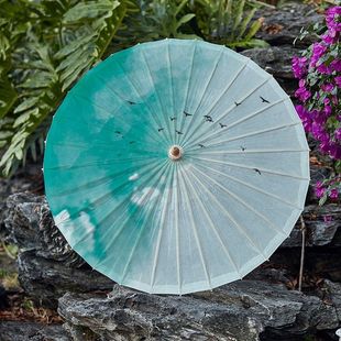 Oil-Paper Umbrella, Rain-Proof and Sun-Proof, Classical Hanfu Dance Props, Decorative Tung Oil Umbrella, Practical Ancient Style for Men