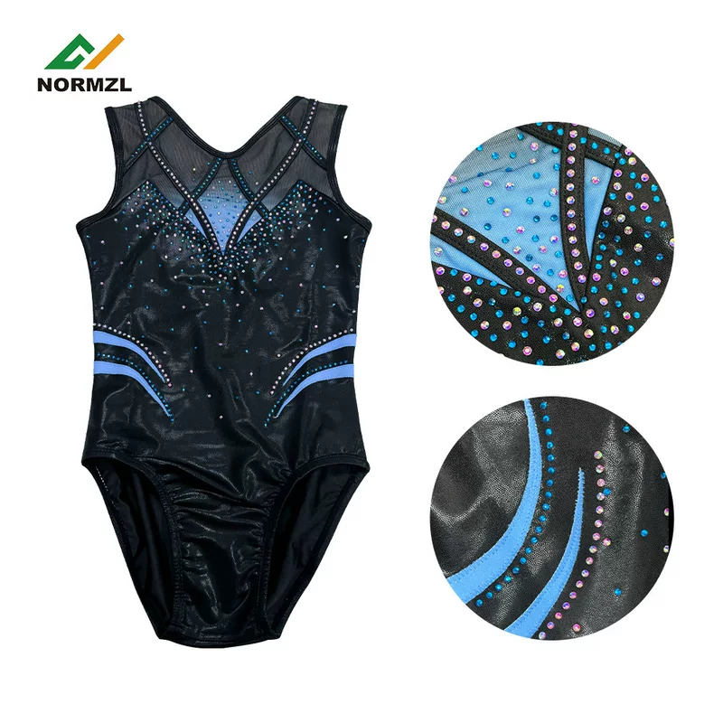 Children's gym suit for training, Olympic vest sleevless