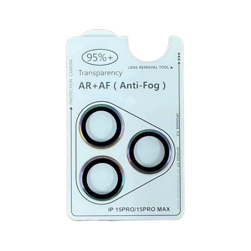 Camera Lens Protector (Apple iPhone 17/16/15 series), AR+AF Anti-Fog Film, Multi-Color