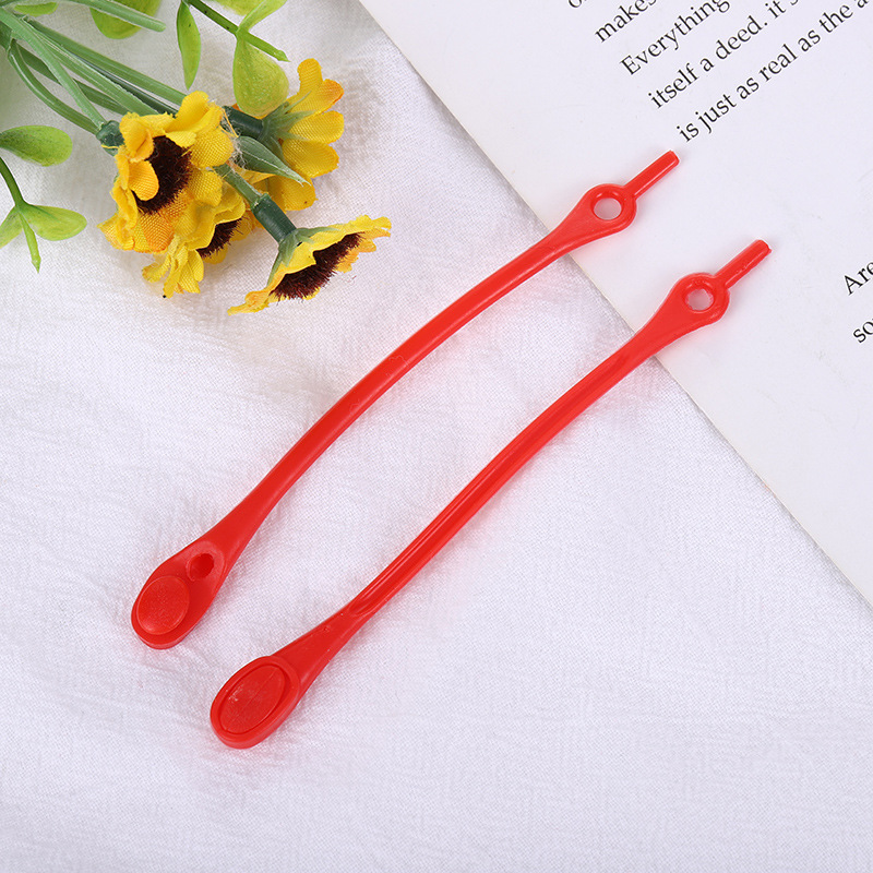 De producción propia y auto-vendido TikTok color de silicona sin cordones elásticos perezosos cordones adultos niños cabeza redonda elástico sin cordones