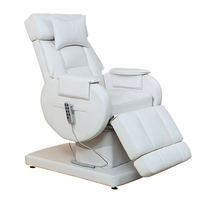 silla eléctrica multifuncional ajustable LED silla de belleza salón de belleza cama silla de bordado con calentamiento de la cama