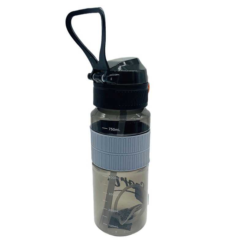 Futong nueva PC plástico estudiante paja taza portátil taza de plástico taza de pico de pato al aire libre de silicona portátil taza de los deportes