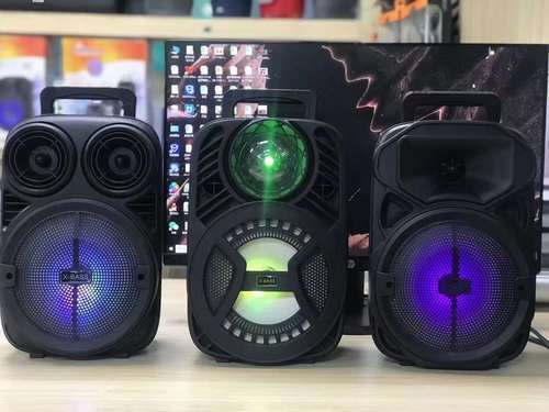 BK-3381 single 6.5-inch Bluetooth audio outdoor portable subwoofer with microphone karaoke square dance speaker