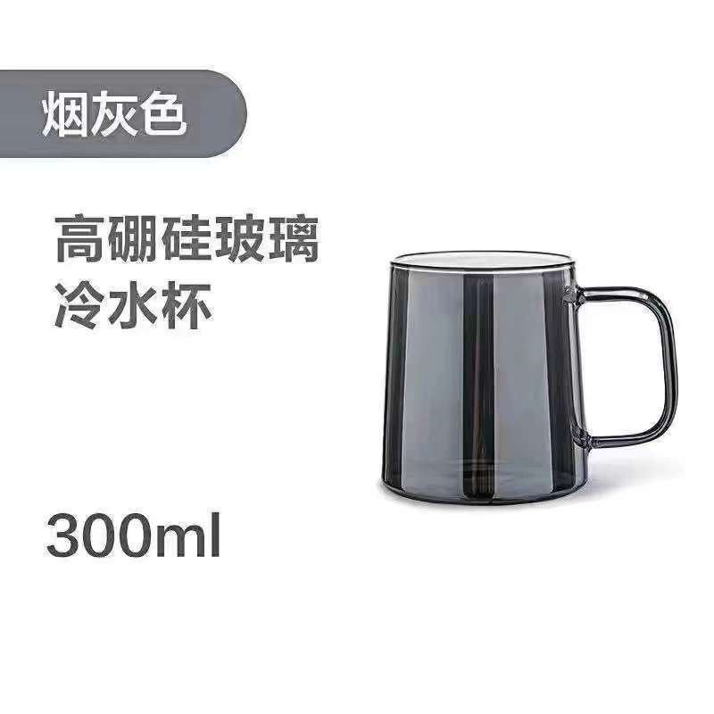Glass capacious teapot, set for home use, iced tea
