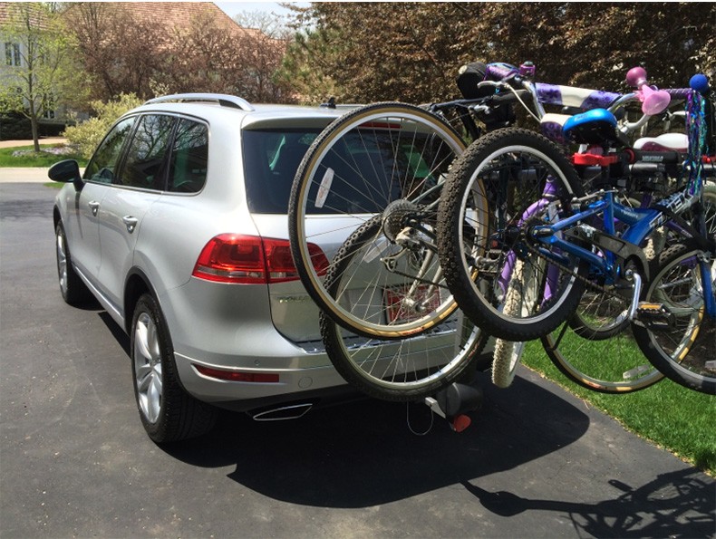 Ridge Bike Rack Mountain Bike Road Bike Trailer Hitch Universal Hanging Car Tilt Foldable